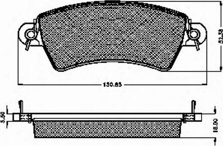 Spidan 30610 - Тормозные колодки, дисковые, комплект autospares.lv