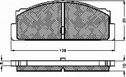 Spidan 30009 - Тормозные колодки, дисковые, комплект autospares.lv