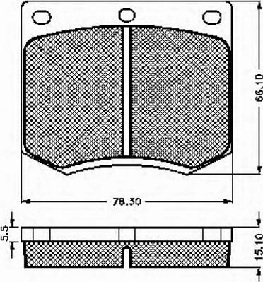 Spidan 30103 - Тормозные колодки, дисковые, комплект autospares.lv