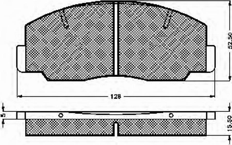 Spidan 30173 - Тормозные колодки, дисковые, комплект autospares.lv