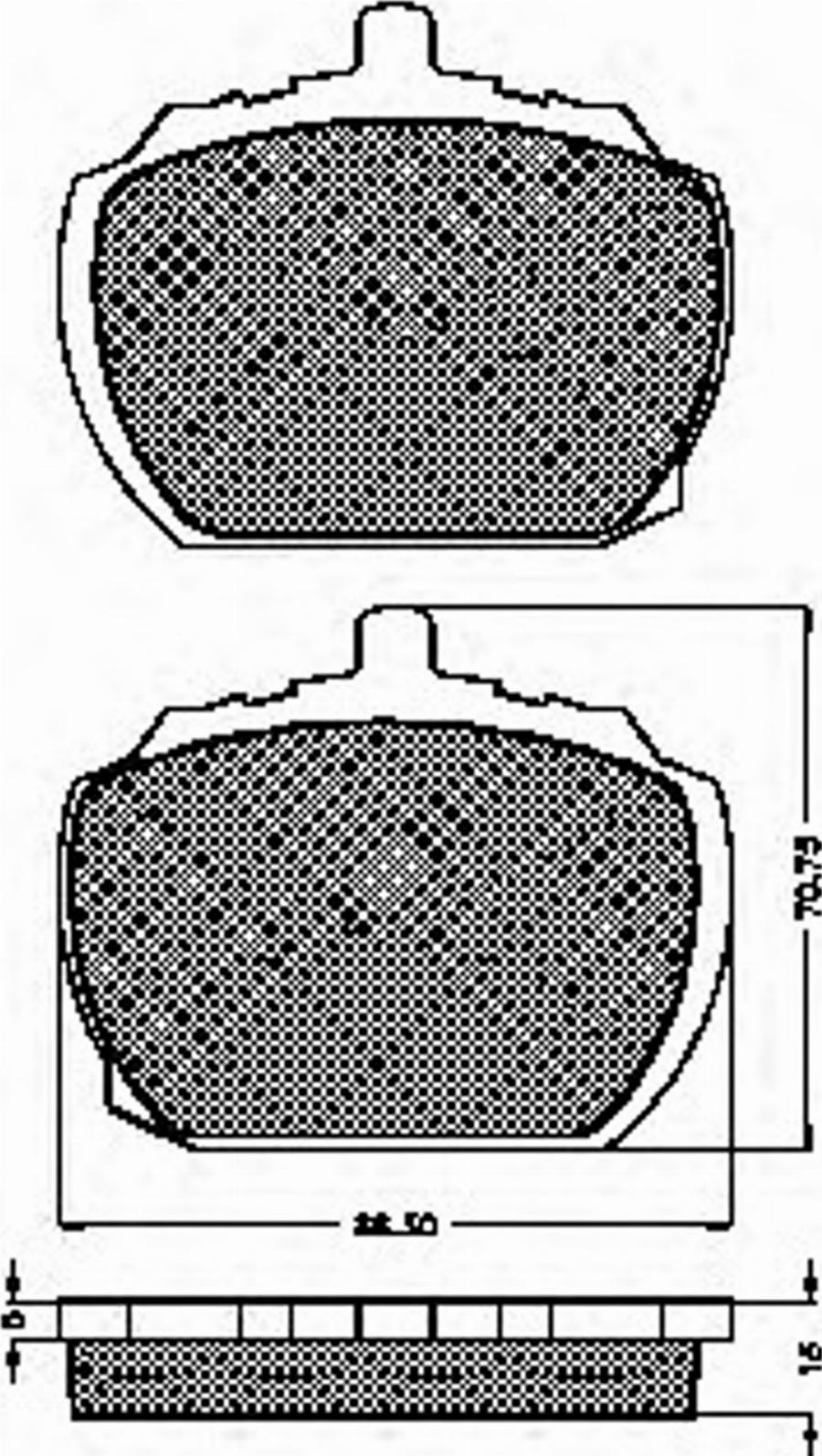 Spidan 30257 - Тормозные колодки, дисковые, комплект autospares.lv