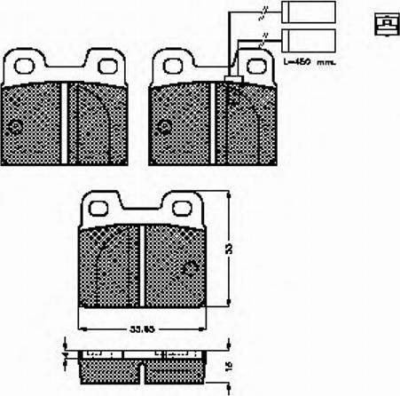 Spidan 30209 - Тормозные колодки, дисковые, комплект autospares.lv