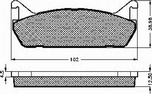 Spidan 31908 - Тормозные колодки, дисковые, комплект autospares.lv