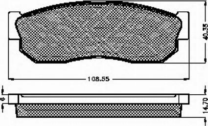 Spidan 31423 - Тормозные колодки, дисковые, комплект autospares.lv