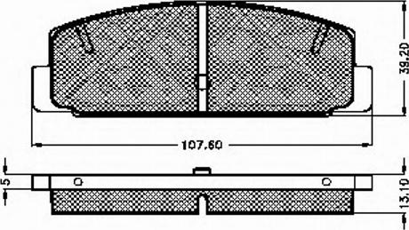 Spidan 31092 - Тормозные колодки, дисковые, комплект autospares.lv