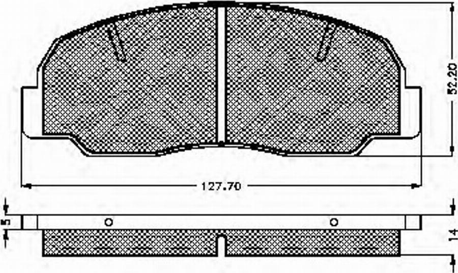 Spidan 31041 - Тормозные колодки, дисковые, комплект autospares.lv