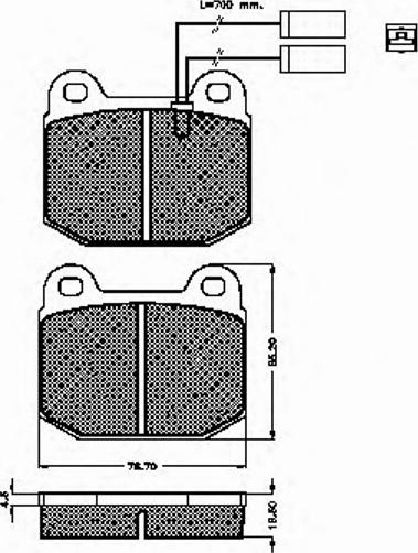 Spidan 31016 - Тормозные колодки, дисковые, комплект autospares.lv
