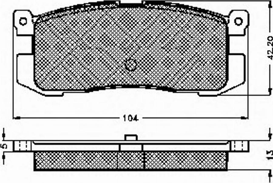 Spidan 31088 - Тормозные колодки, дисковые, комплект autospares.lv