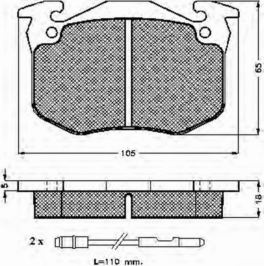 Spidan 31024 - Тормозные колодки, дисковые, комплект autospares.lv