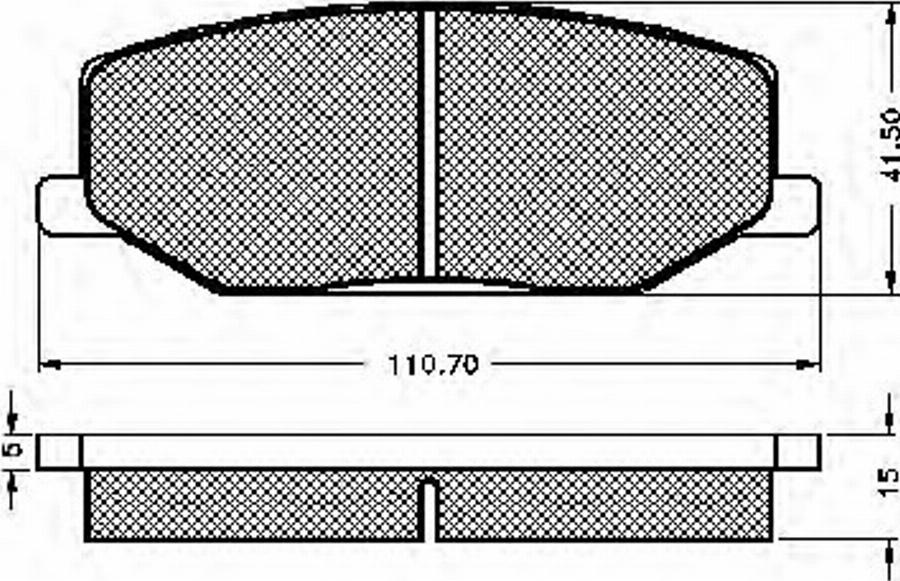 Spidan 31020 - Тормозные колодки, дисковые, комплект autospares.lv