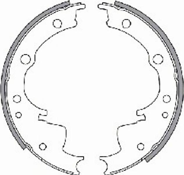 Spidan 31141 - Комплект тормозных колодок, барабанные autospares.lv