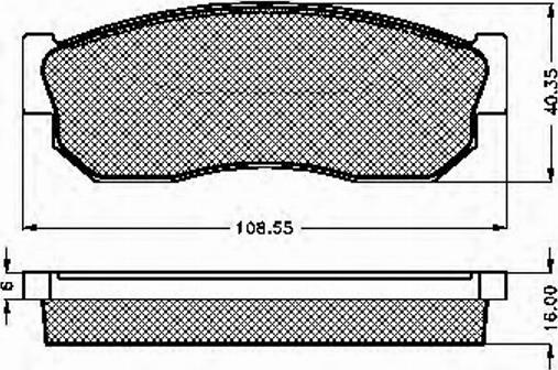 Spidan 31162 - Тормозные колодки, дисковые, комплект autospares.lv