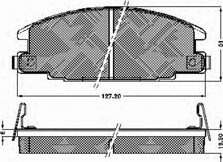 Spidan 31109 - Тормозные колодки, дисковые, комплект autospares.lv