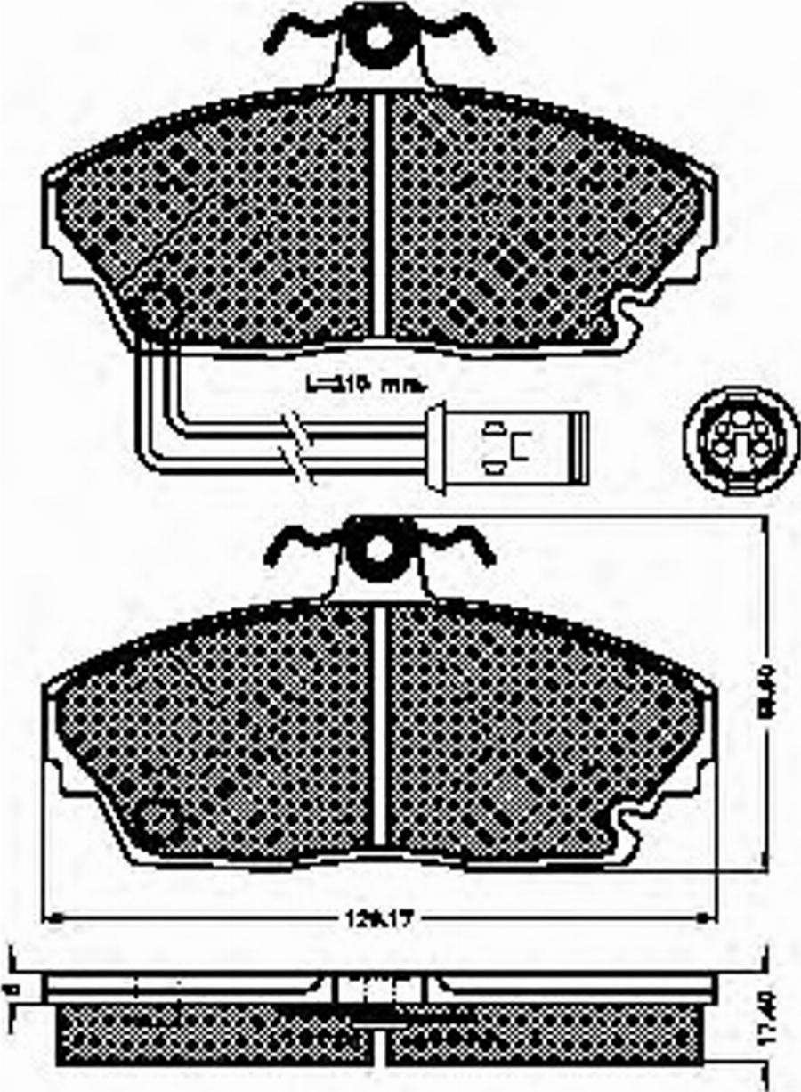 Spidan 31130 - Тормозные колодки, дисковые, комплект autospares.lv