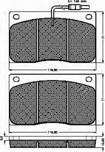 Spidan 31176 - Тормозные колодки, дисковые, комплект autospares.lv