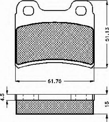 Spidan 31843 - Тормозные колодки, дисковые, комплект autospares.lv