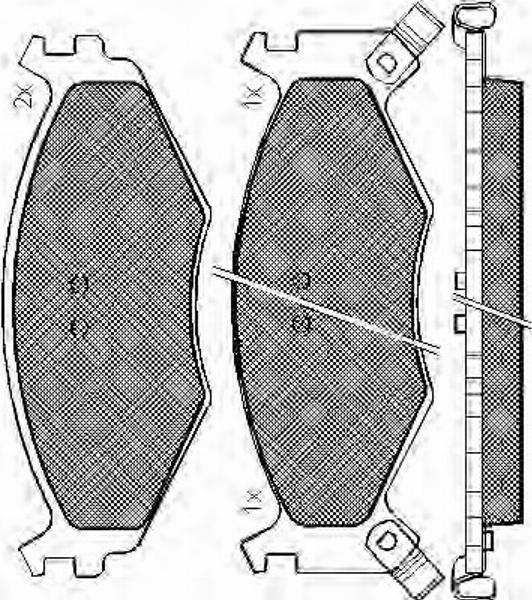 Spidan 31850 - Тормозные колодки, дисковые, комплект autospares.lv