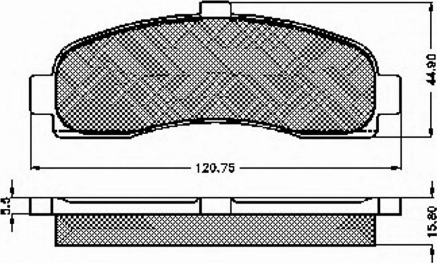 Spidan 31867 - Тормозные колодки, дисковые, комплект autospares.lv