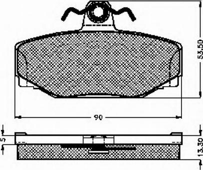 Spidan 31804 - Тормозные колодки, дисковые, комплект autospares.lv