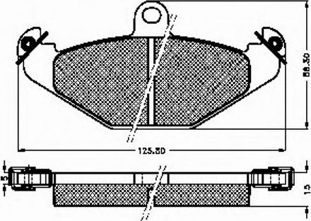 Spidan 31817 - Тормозные колодки, дисковые, комплект autospares.lv