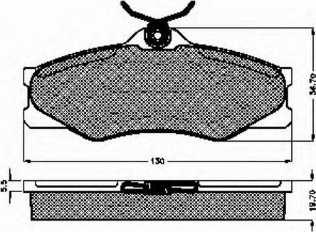 Spidan 31295 - Тормозные колодки, дисковые, комплект autospares.lv