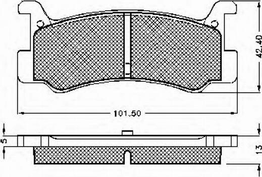 Spidan 31291 - Тормозные колодки, дисковые, комплект autospares.lv