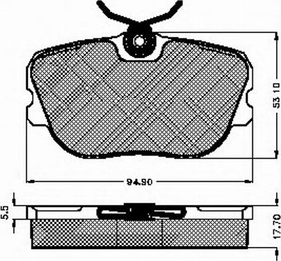 Spidan 31293 - Тормозные колодки, дисковые, комплект autospares.lv