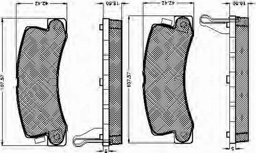 Spidan 31264 - Тормозные колодки, дисковые, комплект autospares.lv