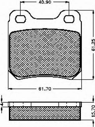 Spidan 31271 - Тормозные колодки, дисковые, комплект autospares.lv