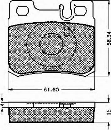 Spidan 31761 - Тормозные колодки, дисковые, комплект autospares.lv