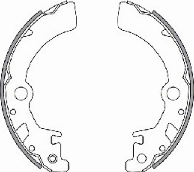 Spidan 33665 - Комплект тормозных колодок, барабанные autospares.lv