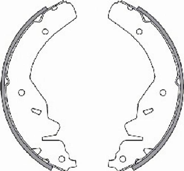 Spidan 33621 - Комплект тормозных колодок, барабанные autospares.lv