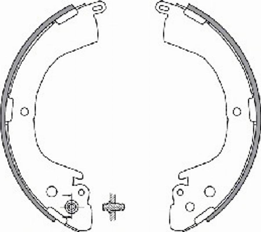 Spidan 33623 - Комплект тормозных колодок, барабанные autospares.lv