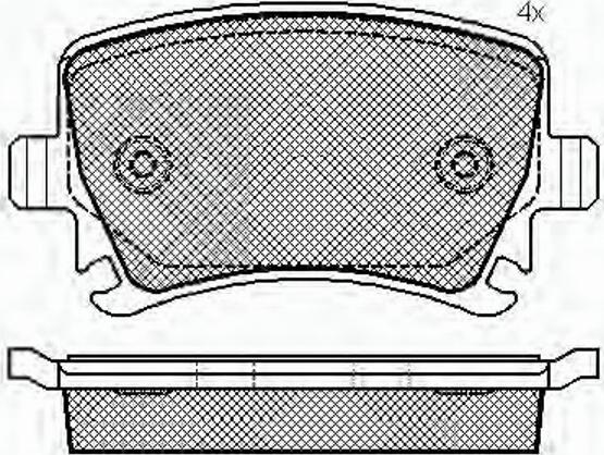 Spidan 32904 - Тормозные колодки, дисковые, комплект autospares.lv