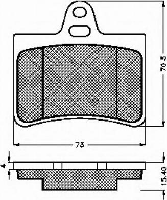 Spidan 32900 - Тормозные колодки, дисковые, комплект autospares.lv