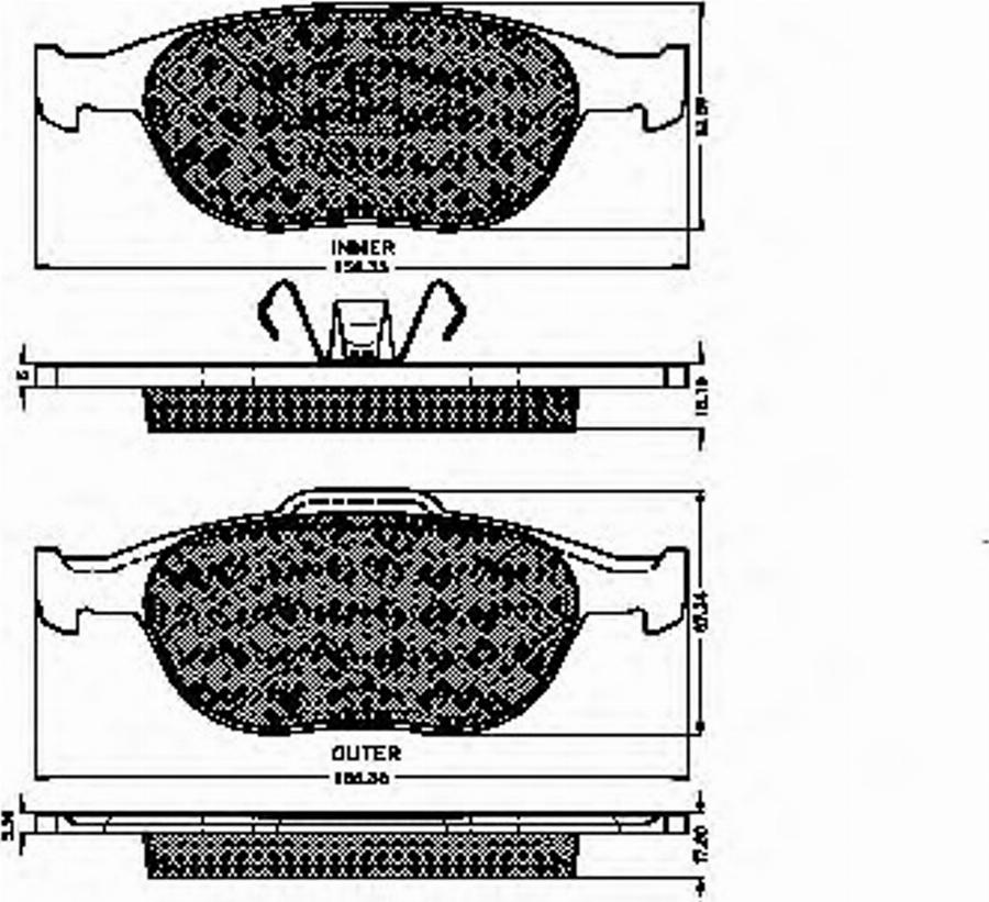 Spidan 32458 - Тормозные колодки, дисковые, комплект autospares.lv