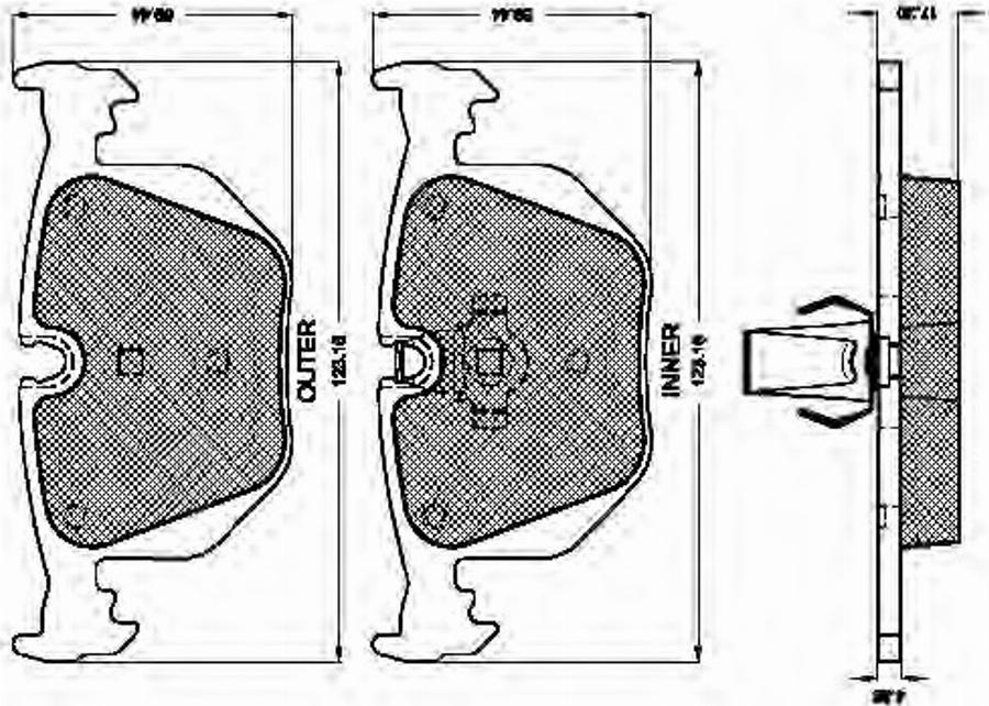 Spidan 32469 - Тормозные колодки, дисковые, комплект autospares.lv