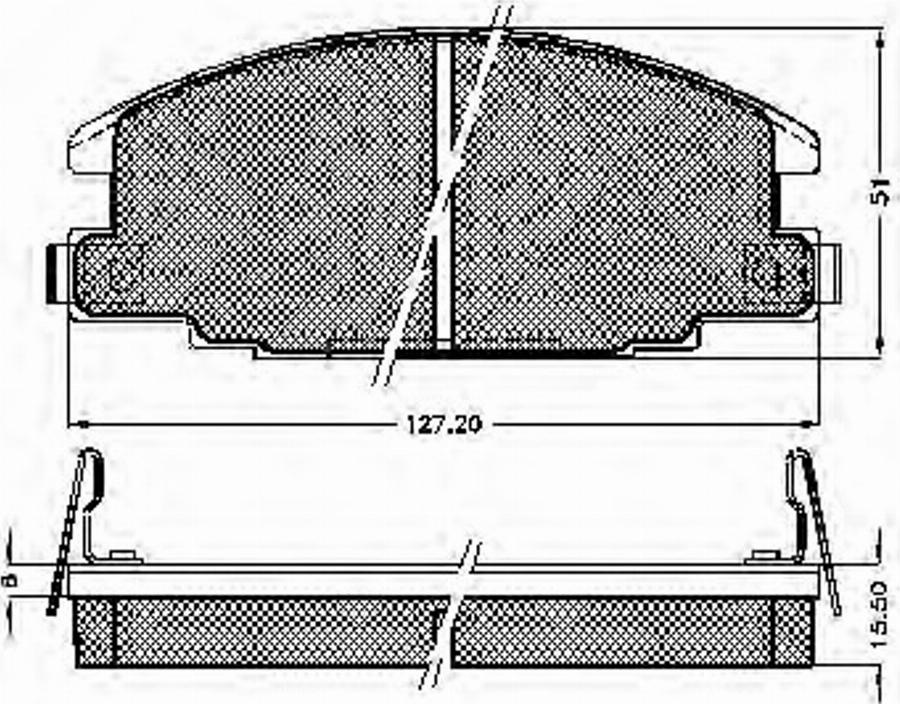 Spidan 32548 - Тормозные колодки, дисковые, комплект autospares.lv