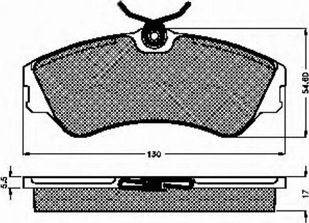 Spidan 32552 - Тормозные колодки, дисковые, комплект autospares.lv