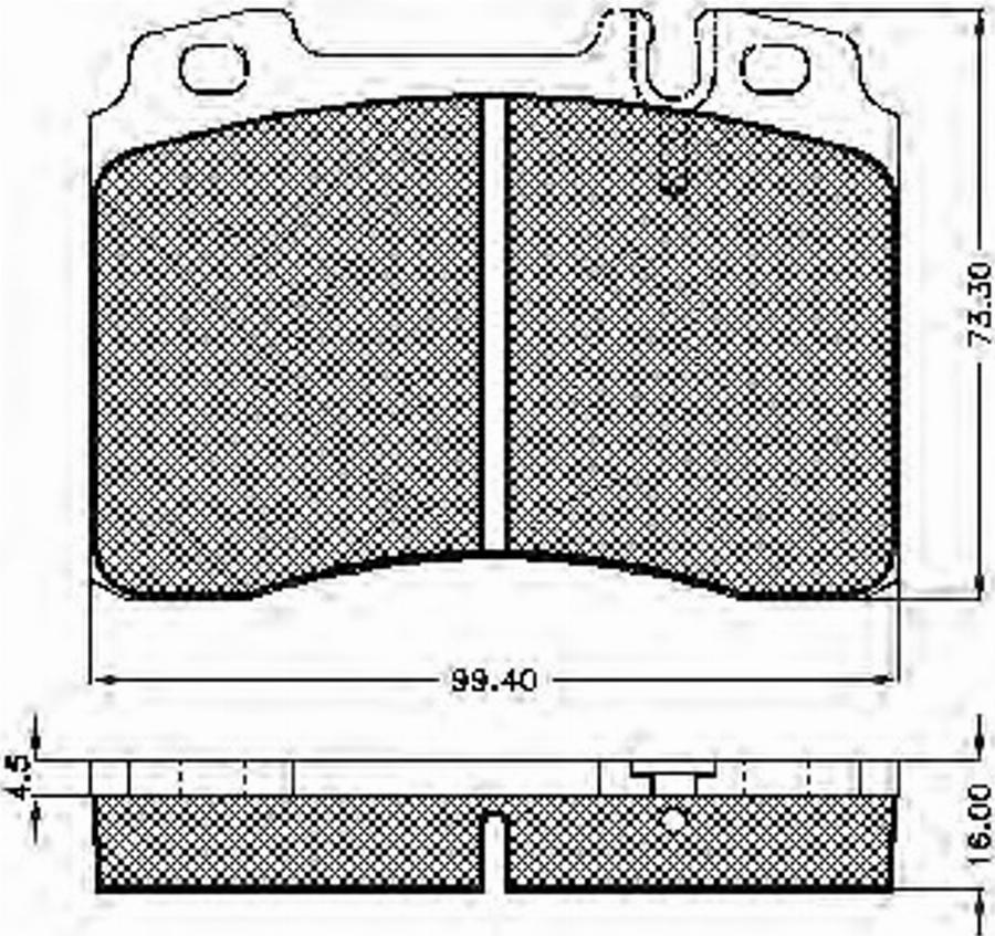 Spidan 32568 - Тормозные колодки, дисковые, комплект autospares.lv