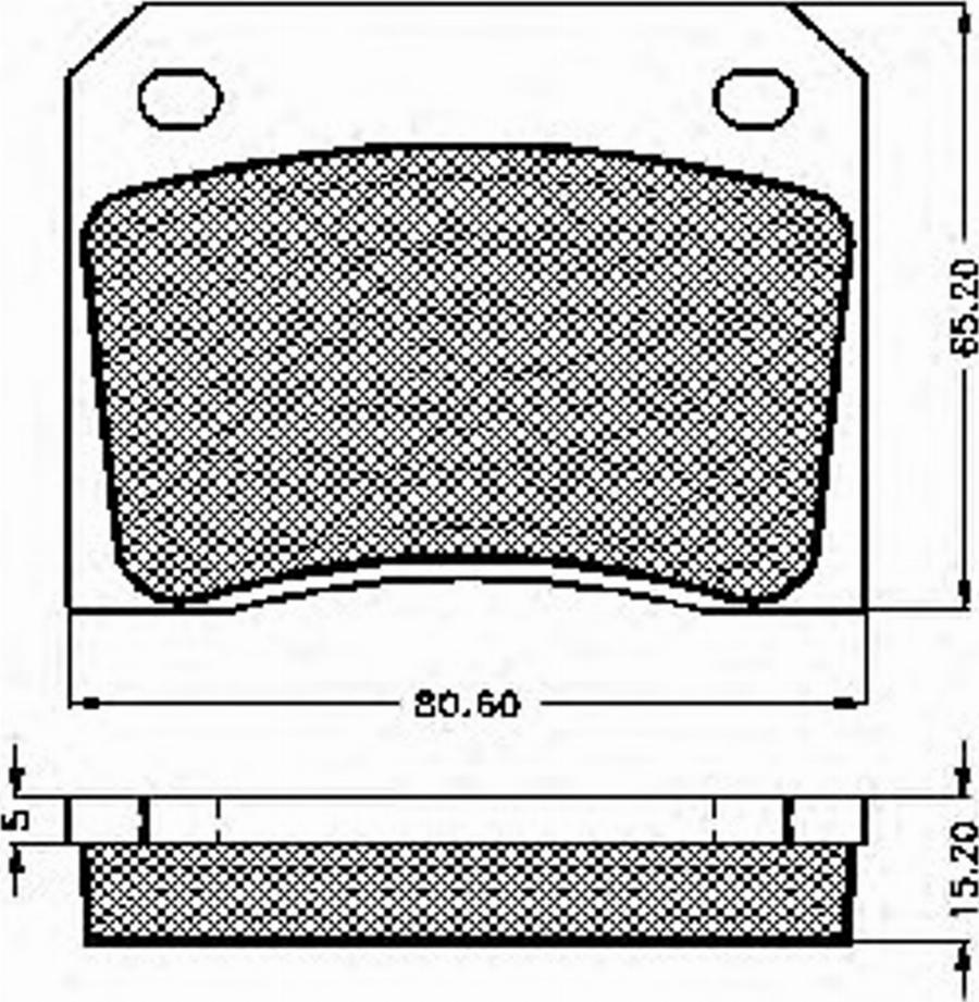 Spidan 32586 - Тормозные колодки, дисковые, комплект autospares.lv