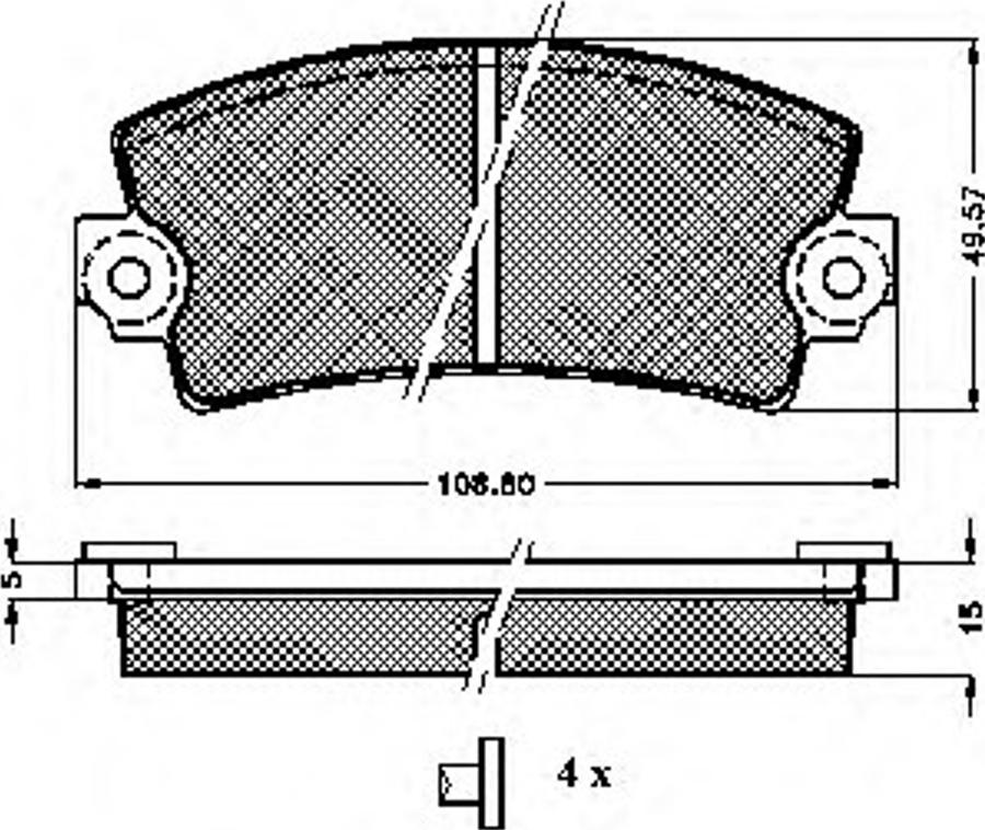 Spidan 32580 - Тормозные колодки, дисковые, комплект autospares.lv