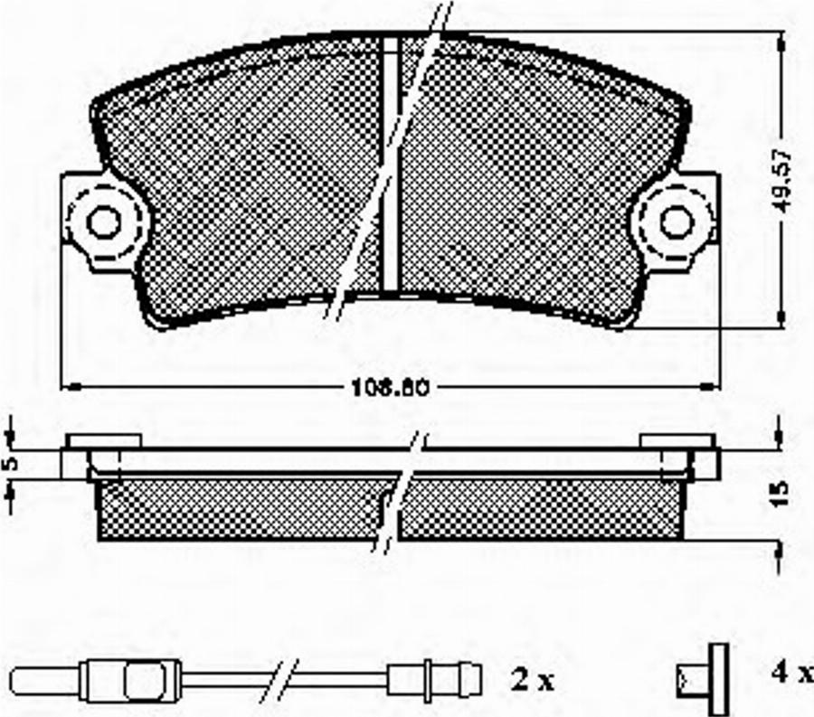 Spidan 32581 - Тормозные колодки, дисковые, комплект autospares.lv