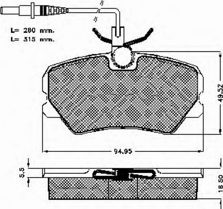 Spidan 32579 - Тормозные колодки, дисковые, комплект autospares.lv