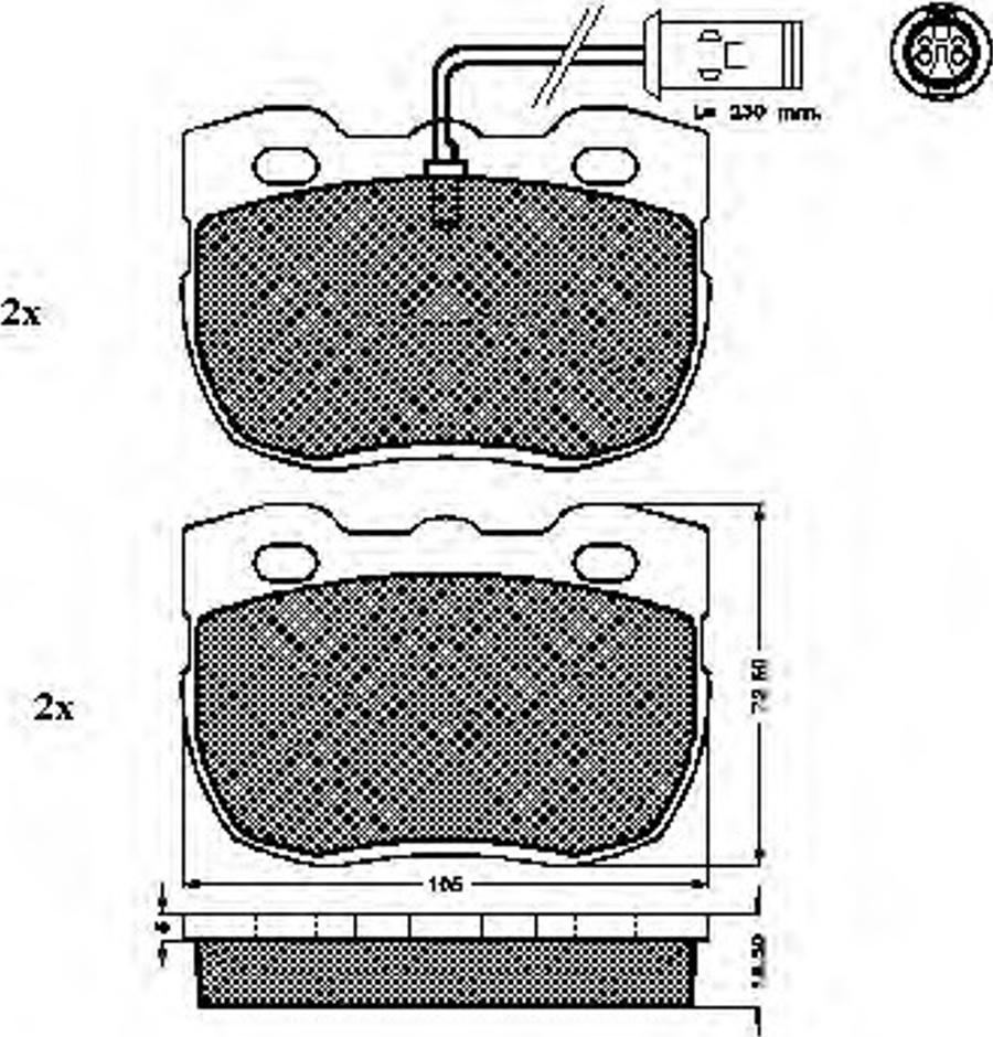 Spidan 32659 - Тормозные колодки, дисковые, комплект autospares.lv