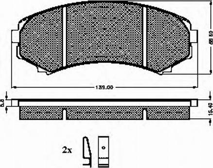 Spidan 32660 - Тормозные колодки, дисковые, комплект autospares.lv