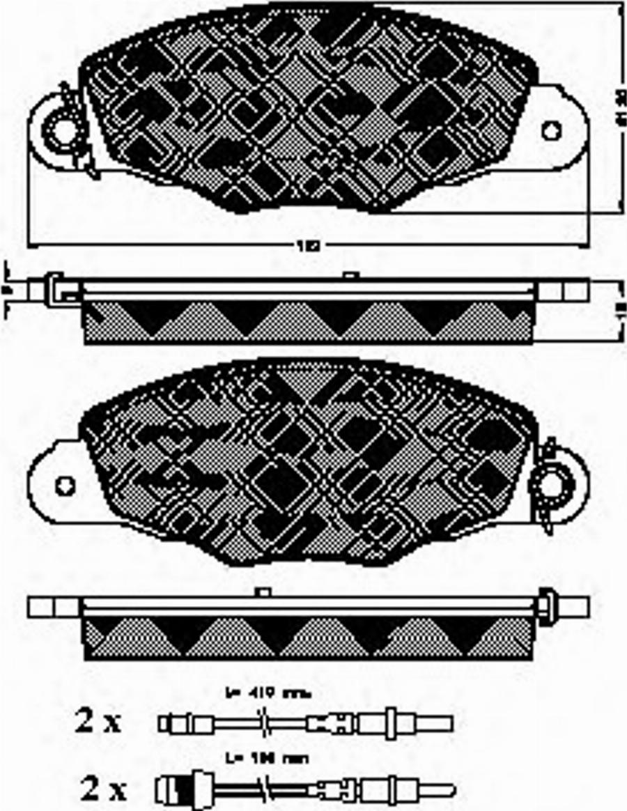 Spidan 32680 - Тормозные колодки, дисковые, комплект autospares.lv