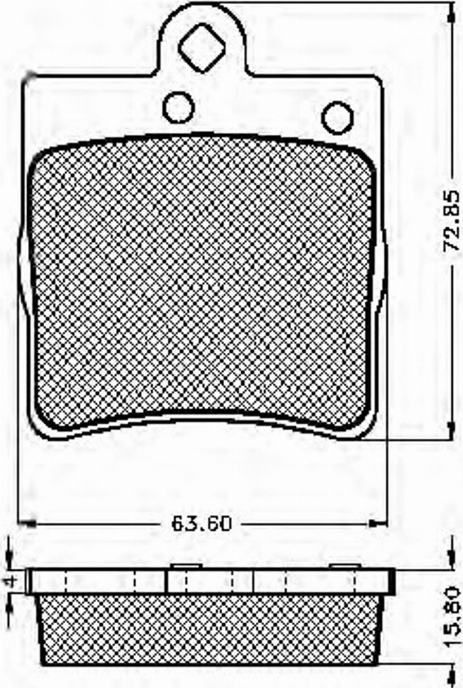 Spidan 32631 - Тормозные колодки, дисковые, комплект autospares.lv