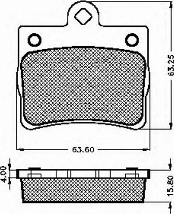 Spidan 32633 - Тормозные колодки, дисковые, комплект autospares.lv