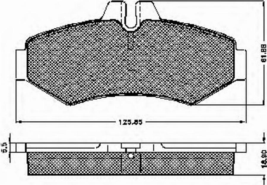 Spidan 32632 - Тормозные колодки, дисковые, комплект autospares.lv